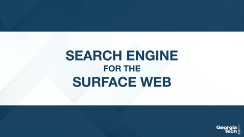 Thumbnail for Search Engine For The Surface Web
