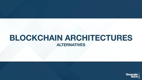 Thumbnail for entry Bitcoin Architecture: Alternatives