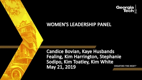 Thumbnail for entry Women's Leadership Panel