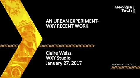 Thumbnail for An Urban Experiment - WXY Recent Work - Claire Weisz