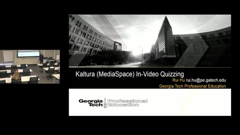 Thumbnail for New Tool Showcase - Kaltura In-Video Quizzing