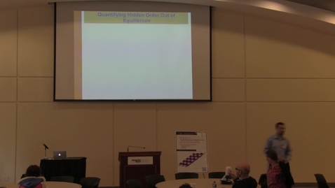 Thumbnail for Quantifying hidden order out of equilibrium - Paul Chaikin
