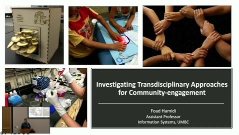 Thumbnail for entry Foad Hamidi - Investigating Transdisciplinary Approaches for Community-engagement