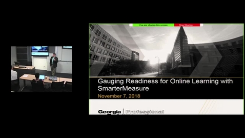 Thumbnail for entry Gauging Readiness for Online Learning with Smarter Measure  