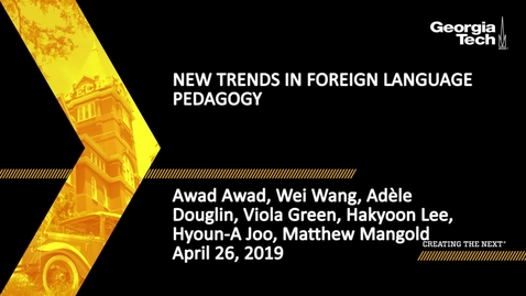 Thumbnail for New Trends in Foreign Language Pedagogy