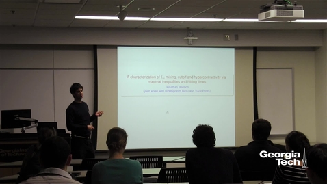 Thumbnail for A characterization of $L_p$ mixing, cutoff and hypercontractivity via maximal inequalities and hitting times - Jonathan Hermon