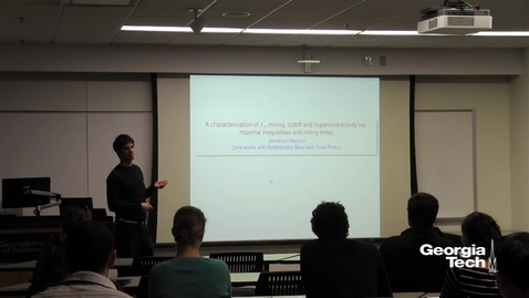 Thumbnail for entry A characterization of $L_p$ mixing, cutoff and hypercontractivity via maximal inequalities and hitting times - Jonathan Hermon