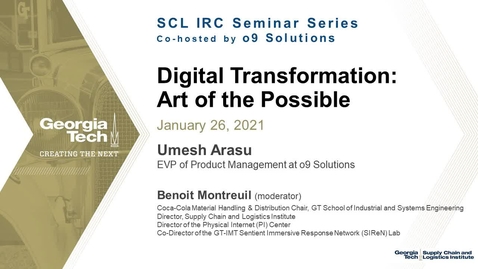 Thumbnail for entry Digital Transformation: Art of the Possible