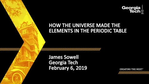 Thumbnail for How the Universe Made the Elements in the Periodic Table - James Sowell