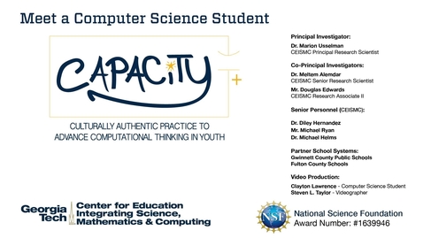 Thumbnail for Clayton Lawrence - Meet a Computer Science Student