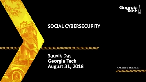 Thumbnail for Sauvik Das - Social Cybersecurity