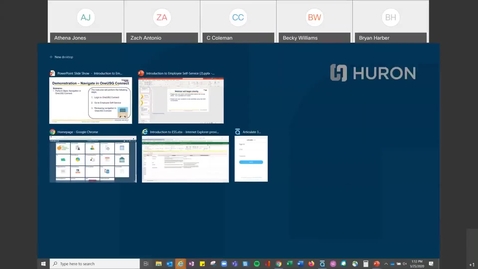 Thumbnail for Introduction To Employee Self Service -- Demo: Navigation in OneUSG Connect