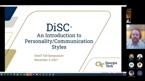 Thumbnail for DiSC - An Introduction to Personality_Communication Styles