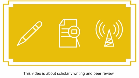 Thumbnail for Overview of peer review