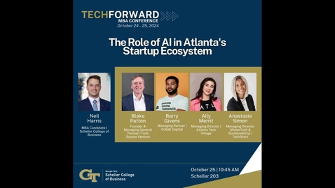 Thumbnail for TechForward MBA Conference 2024 - Startup and VC Panel