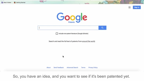 Thumbnail for Introduction to Google Patents (January 2019)