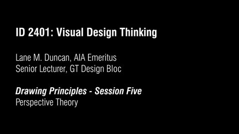 Thumbnail for Session 5 - Perspective Theory