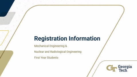 Thumbnail for M5:  Registration Information 1st Year