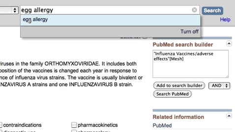 Thumbnail for entry Use MeSH to Build a Better PubMed Query