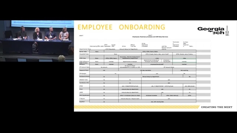 Thumbnail for entry Demistifying Employee Onboarding @ GT -- What Happens When?