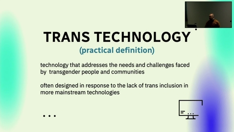 Thumbnail for entry Oliver Haimson — Trans Technologies