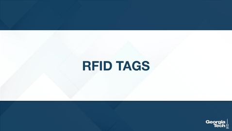 Thumbnail for entry RFID Tags