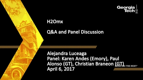Thumbnail for SPAG Media Festival H20mx Discussion - Alejandra Luceaga