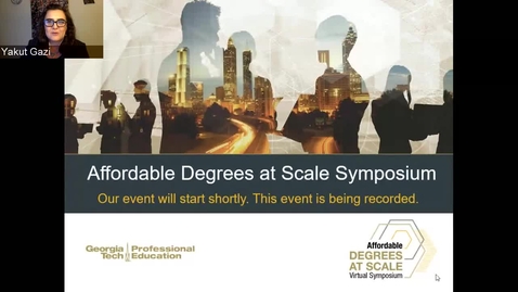 Thumbnail for Affordable Degrees At Scale Symposium