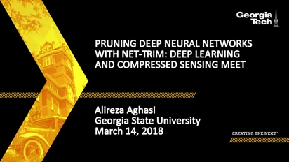 compressed sensing neural networks