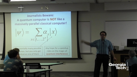 Thumbnail for Black Holes, Firewalls, and the Limits of Quantum Computers - Scott Aaronson