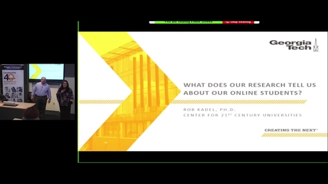 Thumbnail for What does our research tell us about our online students?