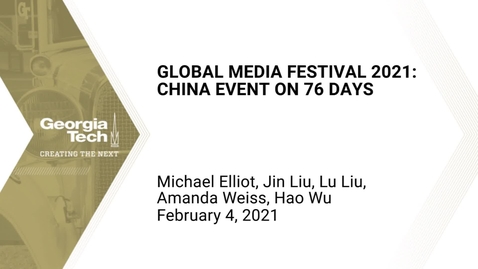 Thumbnail for Global Media Festival - Documenting Wuhan: Q&amp;A with Filmmaker Wu Hao