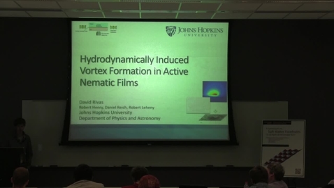 Thumbnail for  Probing Active Nematic Films with Magnetically Manipulated Colloids - David Rivas
