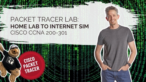Thumbnail for Packet Tracer Home Lab to Internet Simulation | Cisco CCNA 200-301