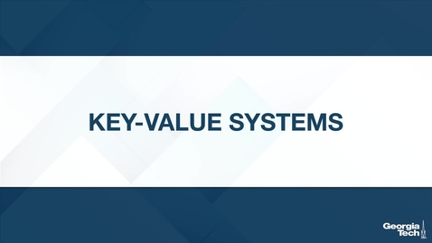 Thumbnail for Key-Value Systems