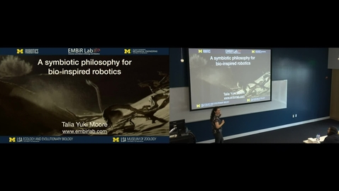 Thumbnail for Talia Moore - A symbiotic philosophy for bio-inspired robotics