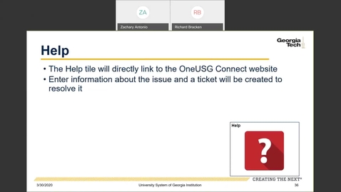 Thumbnail for Introduction to Employee Self-Service and Faculty Self-Service -- ESS Tiles: Help and GT Training Guides