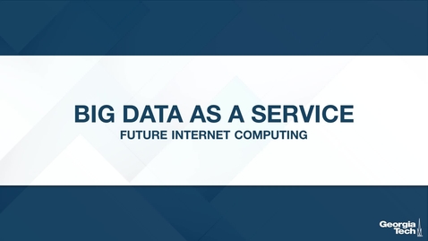 Thumbnail for Big Data as a Service: Future Internet Computing