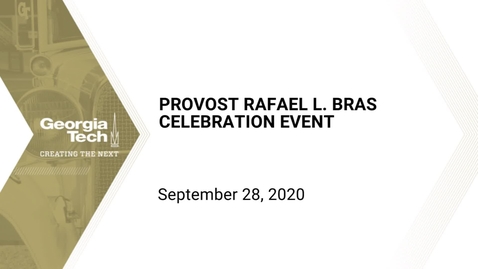 Thumbnail for Provost Rafael Bras Celebration Event