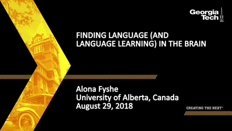 Thumbnail for Alona Fyshe - Finding Language (and Language Learning) in the Brain