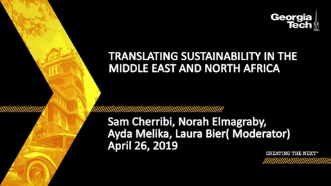 Thumbnail for Translating Sustainability in the Middle East and North Africa