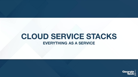 Thumbnail for Cloud Service Stacks: Everything As A Service