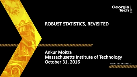 Thumbnail for Robust Statistics, Revisited - Aknur Moitra