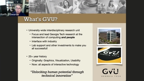 Thumbnail for Keith Edwards — 2021 Fall GVU Brown Bag Kickoff