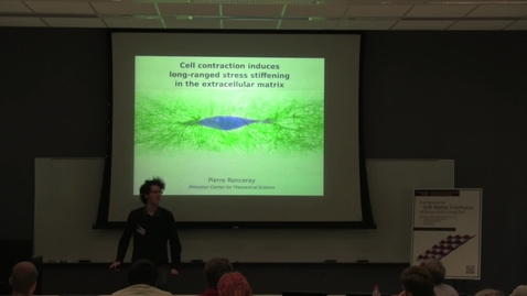 Thumbnail for entry Cell contraction induces long-ranged stress stiffening in the extracellular matrix - Pierre Ronceray