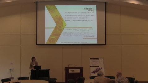 Thumbnail for Soft, responsive and semiconducting gels - Cornelia Rosu