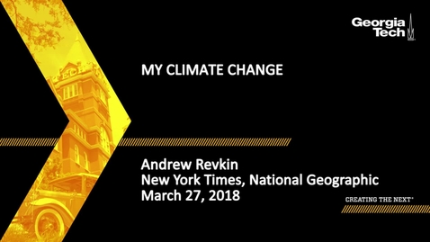 Thumbnail for entry My Climate Change - Andrew Revkin