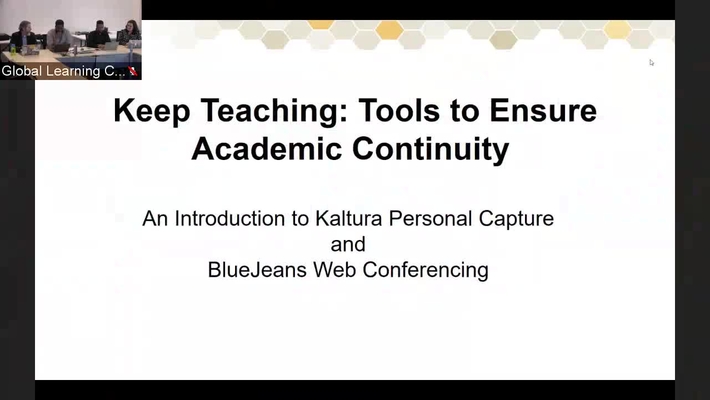 March 12 - Keep Teaching: Tools to Ensure Academic Continuity