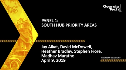 Thumbnail for 2019 SBDH All Hands Meeting - Panel 1: South Hub Priority Areas
