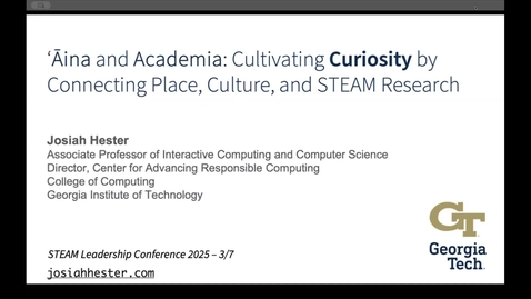 Thumbnail for 2025 STEAM Leadership Conference Keynote Speaker
